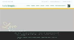 Desktop Screenshot of hoteltropicriccione.it